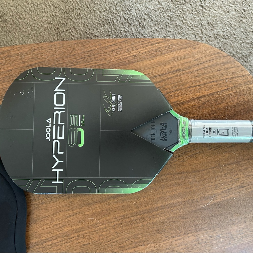 NWT Ben Johns Hyperion 3S 16mm Pickleball Paddle with cover